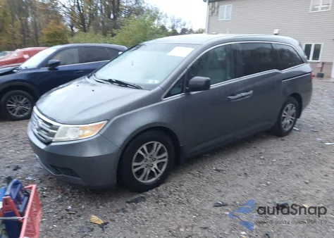 2011 Honda Odyssey Ex from USA, damaged, VIN 5FNRL5H46BB074367